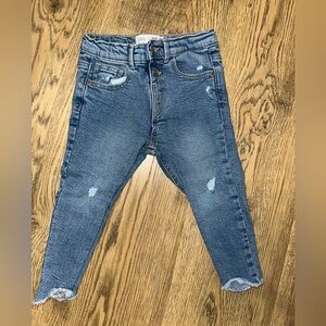 Zara skinny jeans cuff 18-24 months